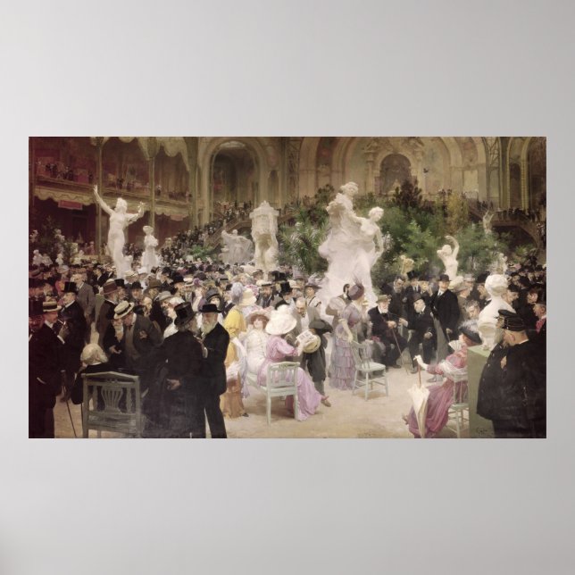 Friday at the French Artists' Salon, 1911 Poster (Front)