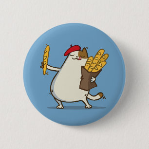 Friday Cat №3 2 Inch Round Button