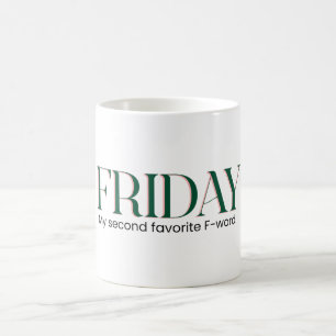 Friday Coffee Mug: Weekend Energy (US Spelling) Mug