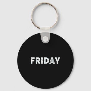 Friday Days Of The Week Series Friday Keychain