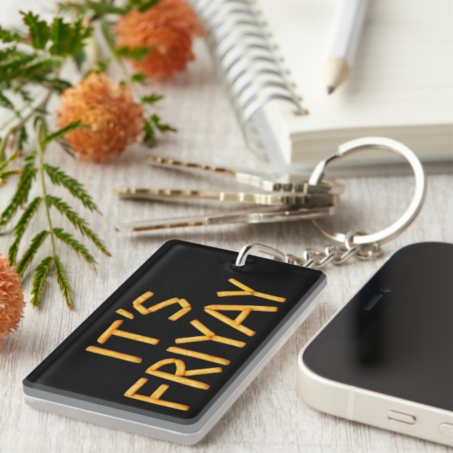 Friday Fries Keychain (Front Right)