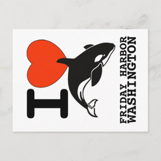Friday Harbour Orca Post Card