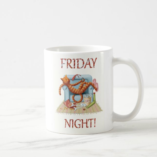 Friday Night Coffee Mug (Right)