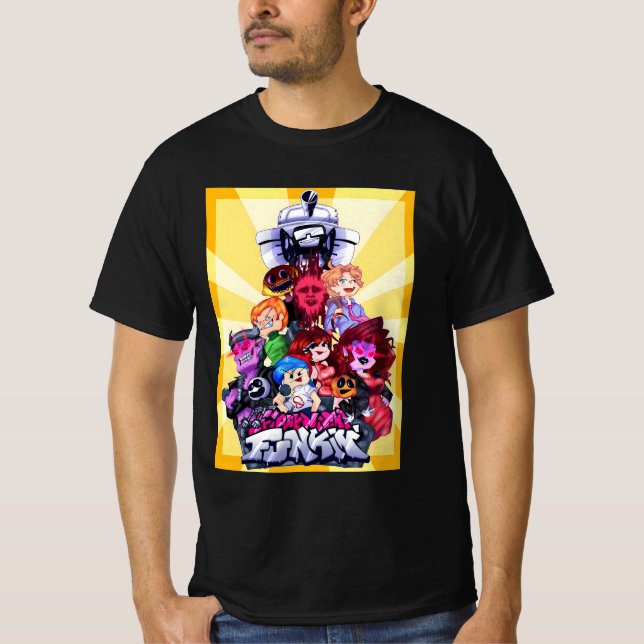 " Friday Night Funkin poster" T-Shirt (Front)