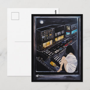 Friday Night Painting by Alfred Fox Postcard