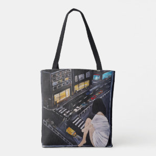 Friday Night Painting by Alfred Fox Poster Tote Bag