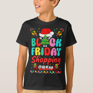 Friday Shopng Crew Christmas Lights Black Shopng F T-Shirt