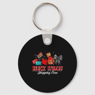 Friday Shopng Squad Christmas Black Shopng Family  Keychain