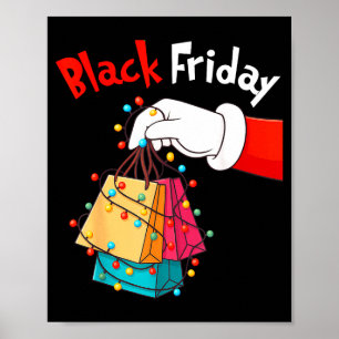 Friday Shopng Squad Christmas Black Shopng Family  Poster
