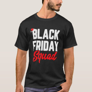 Friday Shopping Crew Christmas Lights Black Shoppi T-Shirt