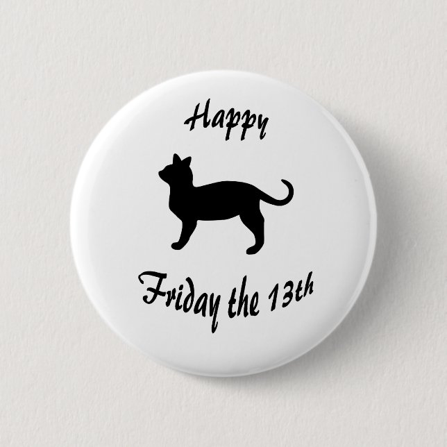 Friday The 13th 2 Inch Round Button (Front)
