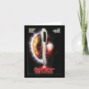 Friday The 13th Halloween Design Jason Is Back Card