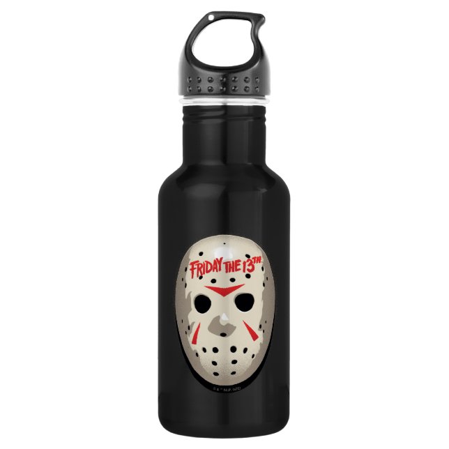 Friday the 13th | Hockey Mask Graphic 532 Ml Water Bottle (Front)