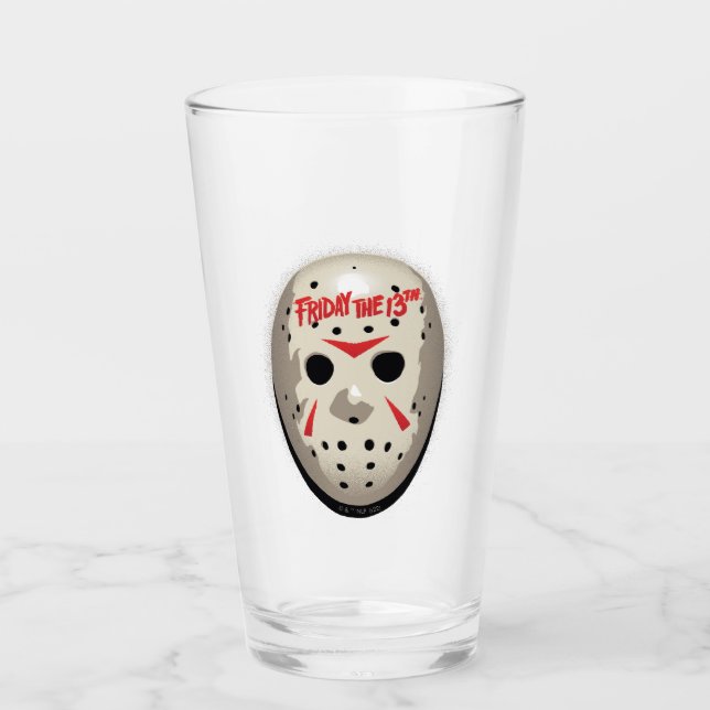 Friday the 13th | Hockey Mask Graphic Glass (Front)