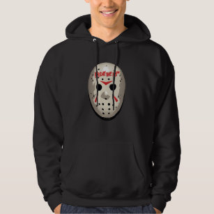 Friday the 13th   Hockey Mask Graphic Hoodie