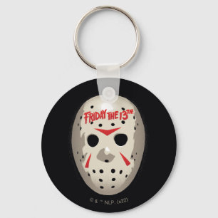 Friday the 13th   Hockey Mask Graphic Keychain