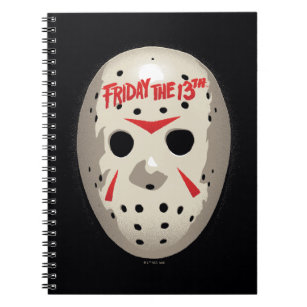 Friday the 13th   Hockey Mask Graphic Notebook