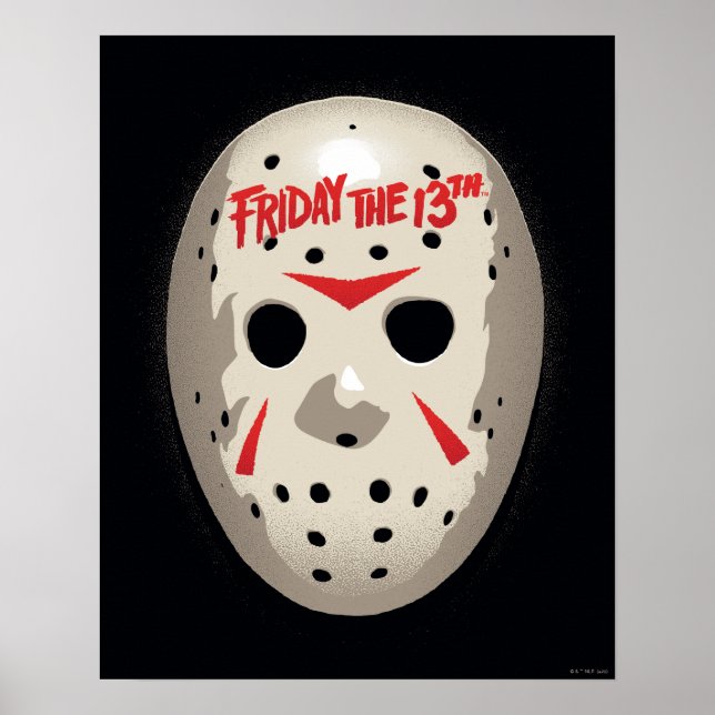 Friday the 13th | Hockey Mask Graphic Poster (Front)