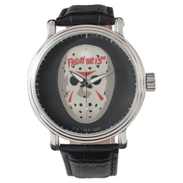 Friday the 13th | Hockey Mask Graphic Watch (Front)
