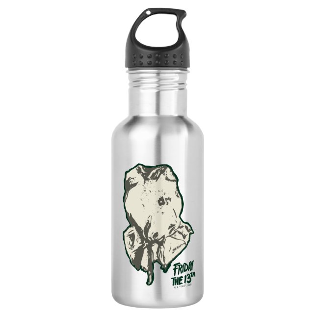 Friday the 13th | Jason Voorhees Burlap Sack 532 Ml Water Bottle (Front)