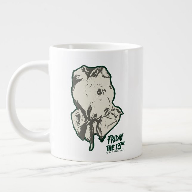 Friday the 13th | Jason Voorhees Burlap Sack Large Coffee Mug (Left)