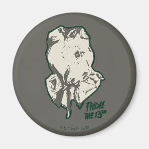 Friday the 13th Jason Voorhees Burlap Sack Magnet