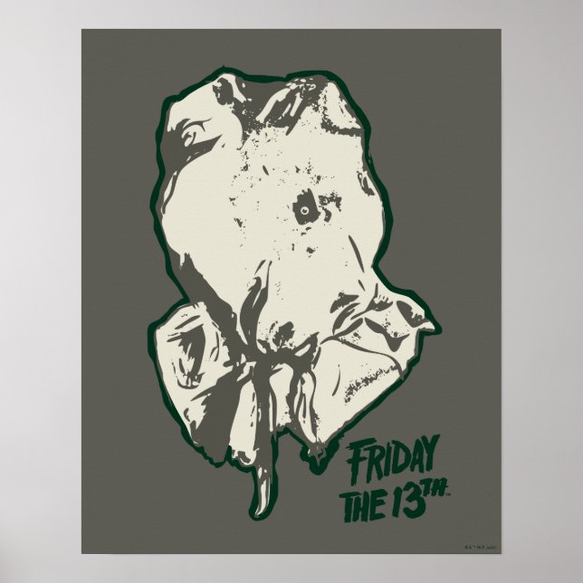 Friday the 13th | Jason Voorhees Burlap Sack Poster (Front)