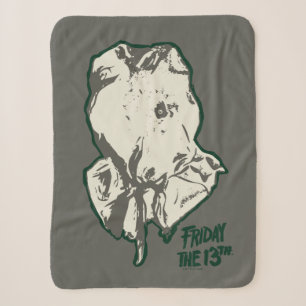 Friday the 13th   Jason Voorhees Burlap Sack Sherpa Blanket