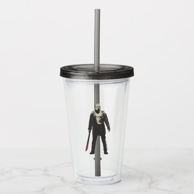 Friday the 13th | Jason Voorhees Character Art Acrylic Tumbler (Front)