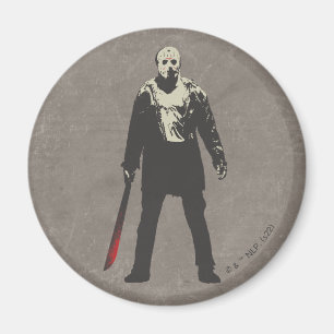 Friday the 13th Jason Voorhees Character Art Magnet
