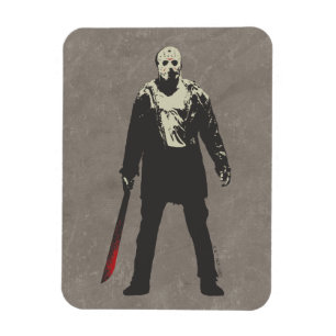 Friday the 13th   Jason Voorhees Character Art Magnet