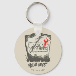 Friday the 13th   Jason Voorhees Headstone Keychain