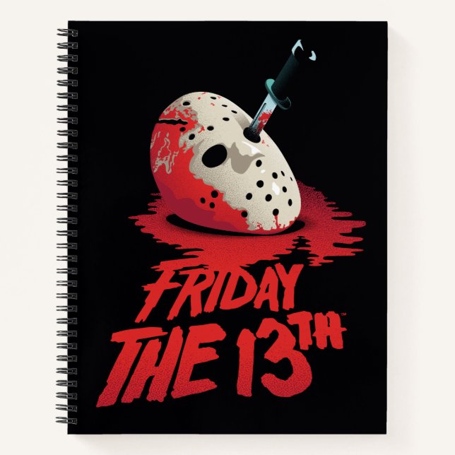 Friday the 13th | Knife Through Hockey Mask Notebook (Front)