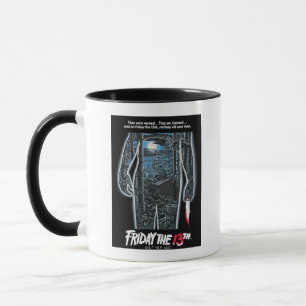 Friday the 13th   Silhouette Camp Theatrical Art Mug