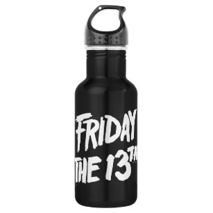 Friday the 13th   Stacked Painted Logo 532 Ml Water Bottle