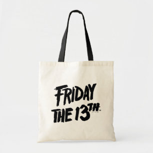 Friday the 13th   Stacked Painted Logo Tote Bag