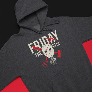 Friday the 13th   Weapons Cross Hockey Mask Hoodie