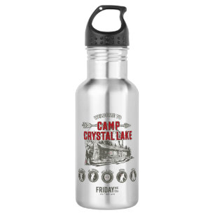 Friday the 13th   Welcome to Camp Crystal Lake 532 Ml Water Bottle