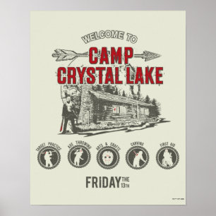 Friday the 13th   Welcome to Camp Crystal Lake Poster