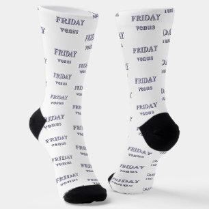 Friday Venus Purple Days of the Week Astrology Socks