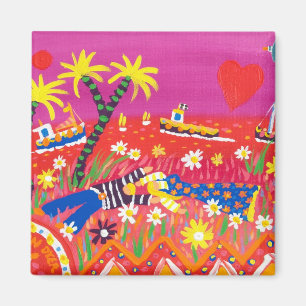 Fridge Art: Cornish Sweethearts Magnet