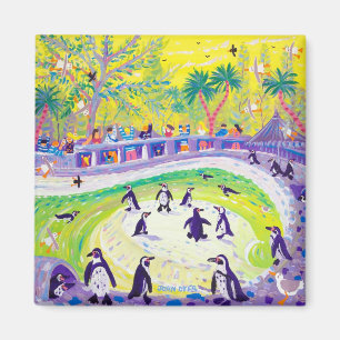 Fridge Art: Peckish Penguins Magnet