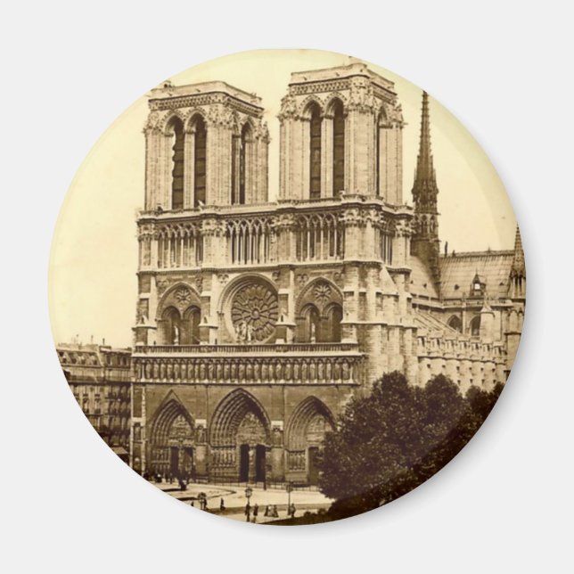 Fridge Magnet - Paris, Notre Dame (Front)