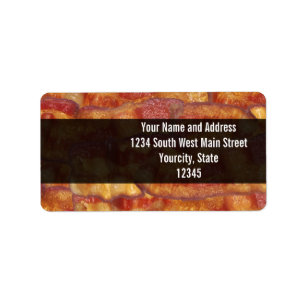 Fried Bacon Strip Label
