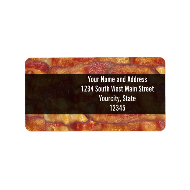 Fried Bacon Strip Label (Front)