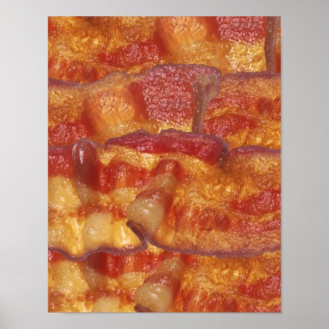Fried Bacon Strip Poster (Front)