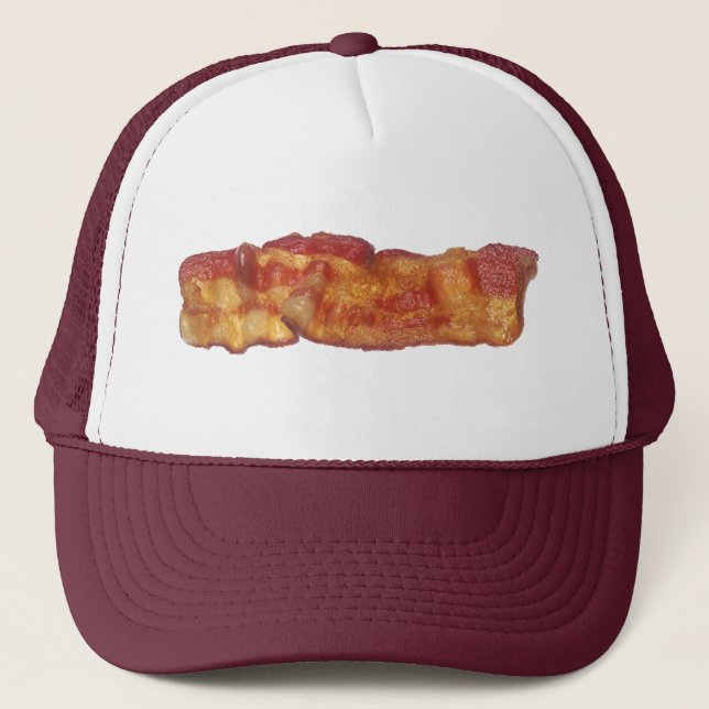 Fried Bacon Strip Trucker Hat (Front)