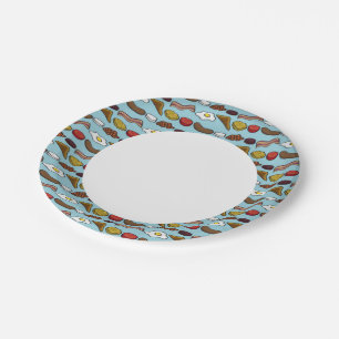 Fried Breakfast Paper Plate