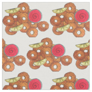 Fried Calamari Rings Italian Food Appetizer Foodie Fabric