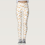 Fried Chicken and Waffles Pattern Leggings<br><div class="desc">Pattern with watercolor inspired illustrations of waffles,  fried chicken legs,  and chicken wings.</div>